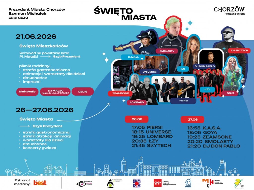 Plakat Święta Miasta Chorzów 2026