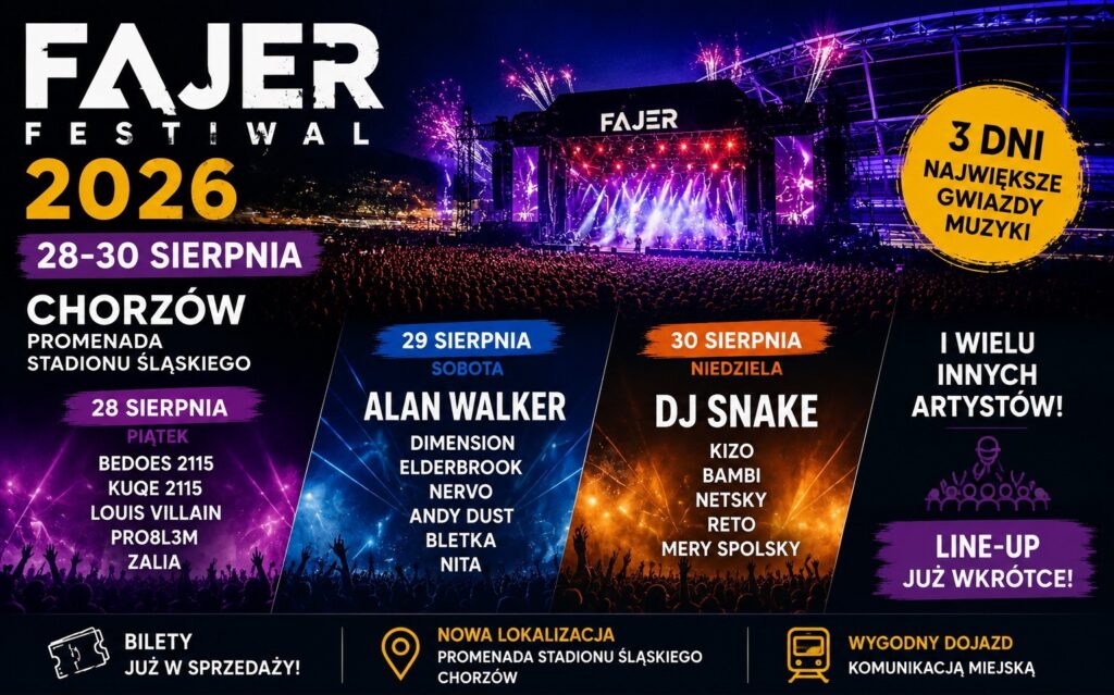 Fajer Festiwal 2026 w Chorzowie